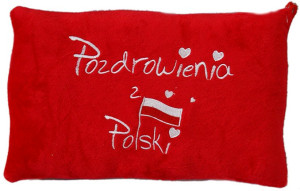Poduszka Polska Pozdrowienia z Polski - 35cm - pluszak, maskotka