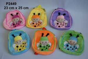 Plecak Krasnoludek 6 kolorów - 25cm Niebieski - pluszak, maskotka