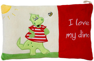 Poduszka Dinozaur Smok I Love My Dino - 35x22cm - pluszak, maskotka
