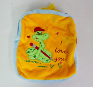 Plecak Wąż Niebiesko-Żółty Love - 28cm - pluszak, maskotka