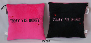 Poduszka Today Yes Honey (Dwustronna) - 25cm - pluszak, maskotka