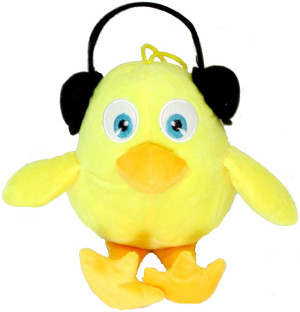 Kurczak z nausznikami Kura - 12cm - pluszak, maskotka