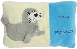 Poduszka Foka Ustka pozdrawia - 36cm - pluszak, maskotka