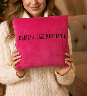 Poduszka Dzisiaj Tak Kochanie (Dwustronna) - 25cm - pluszak, maskotka
