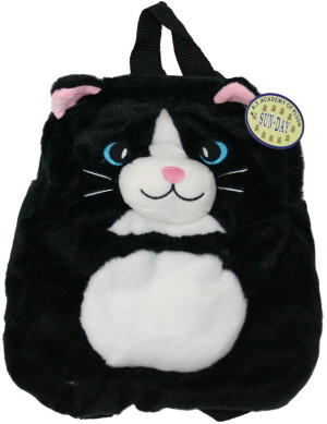 Plecak Kotek Czarny - 28cm - pluszak, maskotka