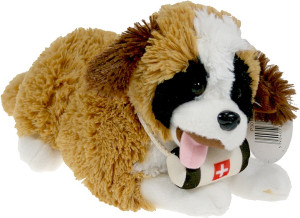Piesek Leżący Bernardyn (Głos) - 22cm - pluszak, maskotka