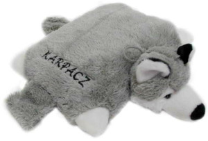 Poduszka Składana Piesek Husky Karpacz - 27cm - pluszak, maskotka