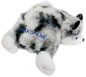 Poduszka Składana Piesek Husky Zakopane - 27cm - pluszak, maskotka