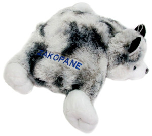 Poduszka Składana Piesek Husky Zakopane - 34cm - pluszak, maskotka