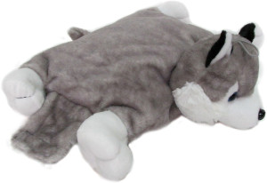 Poduszka Składana Piesek Husky - 34cm - pluszak, maskotka