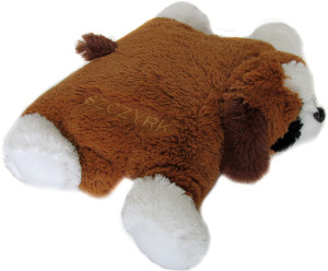 Poduszka Składana Piesek Bernardyn Szczyrk - 34cm - pluszak, maskotka