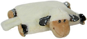 Poduszka Składana Owieczka z cekinami Owca - 26cm - pluszak, maskotka
