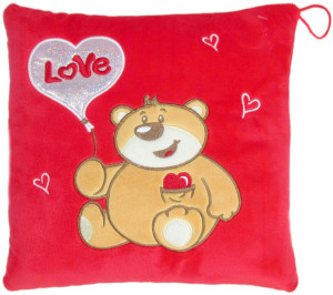 Poduszka Miś Love - 25cm - pluszak, maskotka
