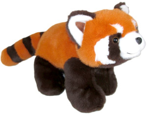 Miś Panda Czerwona Realistyczna - 24cm - pluszak, maskotka
