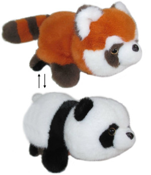 Miś Panda Czerwona (zmieniające się) - 25cm - pluszak, maskotka
