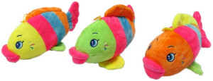 Ryba Kolorowa 3 kolory - 25cm Dowolny / Mix - pluszak, maskotka