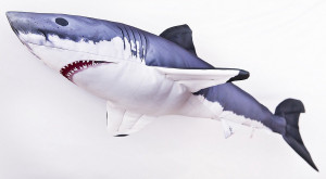 Rekin Żarłacz Biały Ryba - 120cm - pluszak, maskotka