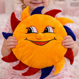 Poduszka Słońce - 37cm - pluszak, maskotka