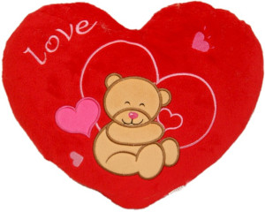 Poduszka Serce Love Miś - 37cm - pluszak, maskotka
