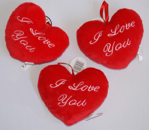 Poduszka Serce Love - 16cm - pluszak, maskotka