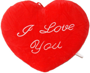 Poduszka Serce Love - 20cm - pluszak, maskotka