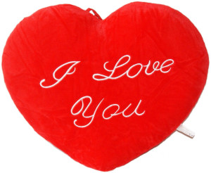 Poduszka Serce Love - 28cm - pluszak, maskotka