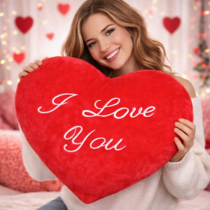 Poduszka Serce Gigant I Love You - 80cm - pluszak, maskotka
