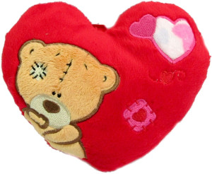 Poduszka serce miś Love - 37cm - pluszak, maskotka