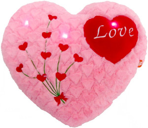 Poduszka Serce Love (Migocze) - 25cm - pluszak, maskotka