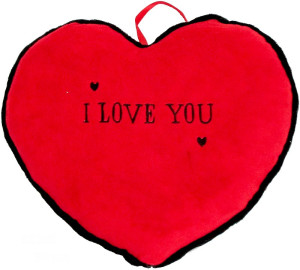 Poduszka Serce I Love You - 30cm - pluszak, maskotka