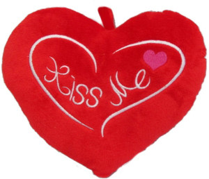 Poduszka Serce Kiss Me - 20cm - pluszak, maskotka