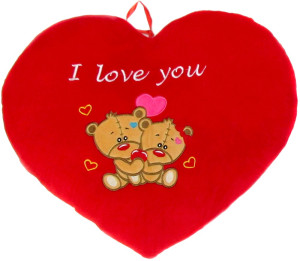 Poduszka serce miś I Love You - 57cm - pluszak, maskotka