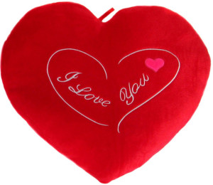 Poduszka Serce Love You - 57cm - pluszak, maskotka