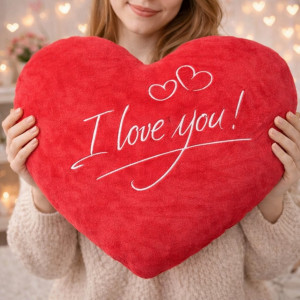 Poduszka Serce Gigant I Love You - 80cm - pluszak, maskotka