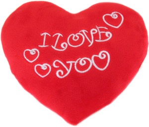 Poduszka serce I Love You - 15cm - pluszak, maskotka