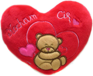 Poduszka Serce Miś Kocham Cię - 15cm - pluszak, maskotka