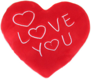 Poduszka Serce Love You - 20cm - pluszak, maskotka