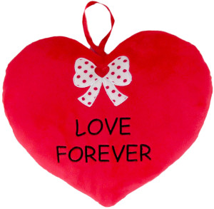 Poduszka Serce Love Forever - 37cm - pluszak, maskotka