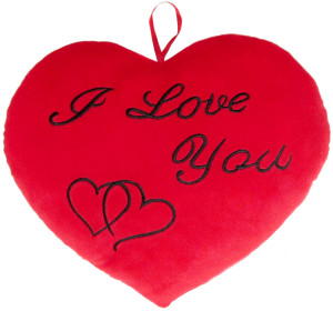 Poduszka Serce I Love You - 37cm - pluszak, maskotka