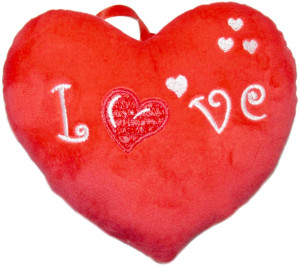 Poduszka Love Serce - 20cm - pluszak, maskotka