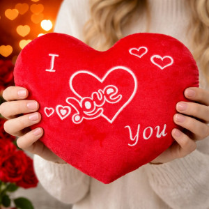 Poduszka I Love You Serce - 25cm - pluszak, maskotka