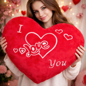 Poduszka Serce Gigant I Love You - 80cm - pluszak, maskotka