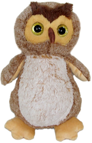 Sowa Leśna Brązowa - 30cm - pluszak, maskotka
