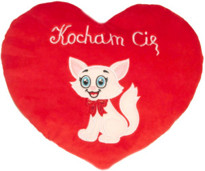 Poduszka Serce Kotek Kocham Cię - 15cm - pluszak, maskotka