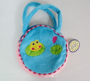 Torebka T0777 Żaba Różowa - 20cm - pluszak, maskotka