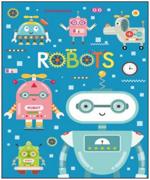 Torebka Prezentowa Roboty - 23cm - pluszak, maskotka