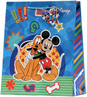 Torebka Prezentowa Myszka Mickey Pluto Disney - 23cm - pluszak, maskotka