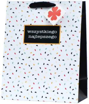 Torebka Prezentowa Wszystkiego Najlepszego - 32cm - pluszak, maskotka