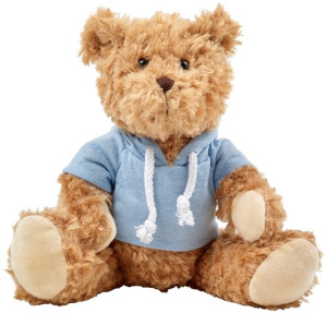 Miś w błękitnej bluzie - 20cm - pluszak, maskotka