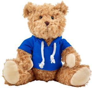 Miś w niebieskiej bluzie - 20cm - pluszak, maskotka